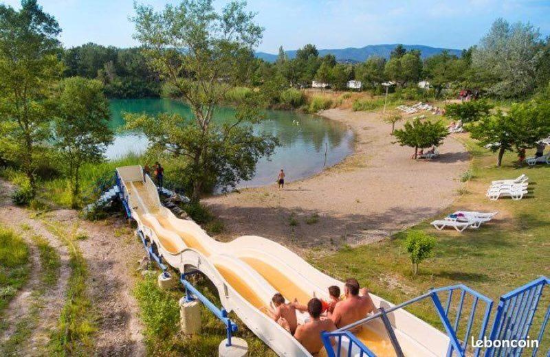 Mobil Home Tout Confort 6 Personnes Climatise Au Pied Du Luberon ลาโรคด็องเตรง ภายนอก รูปภาพ