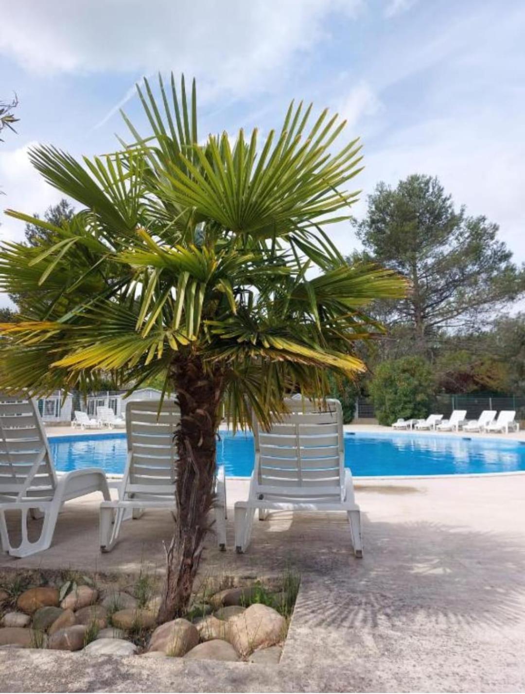 Mobil Home Tout Confort 6 Personnes Climatise Au Pied Du Luberon ลาโรคด็องเตรง ภายนอก รูปภาพ